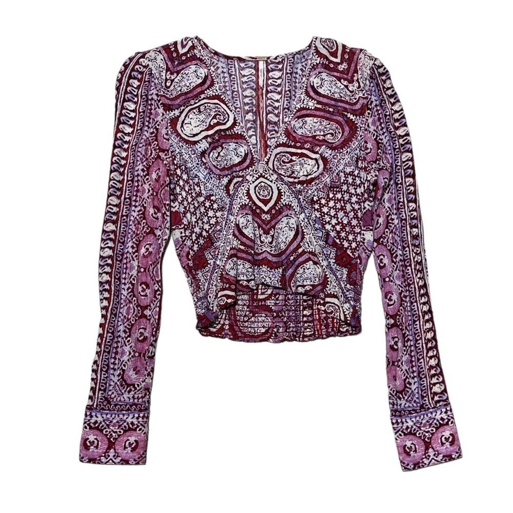 We The Free by Free People – Molly Ribbed Crop Top – Size Small - Picture 3 of 8